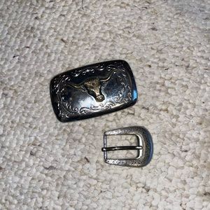 Two Belt Buckles